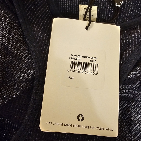 Blue Anthropologie The Upside Women's Circular Knit RAF Mini Dress - Picture 7 of 15